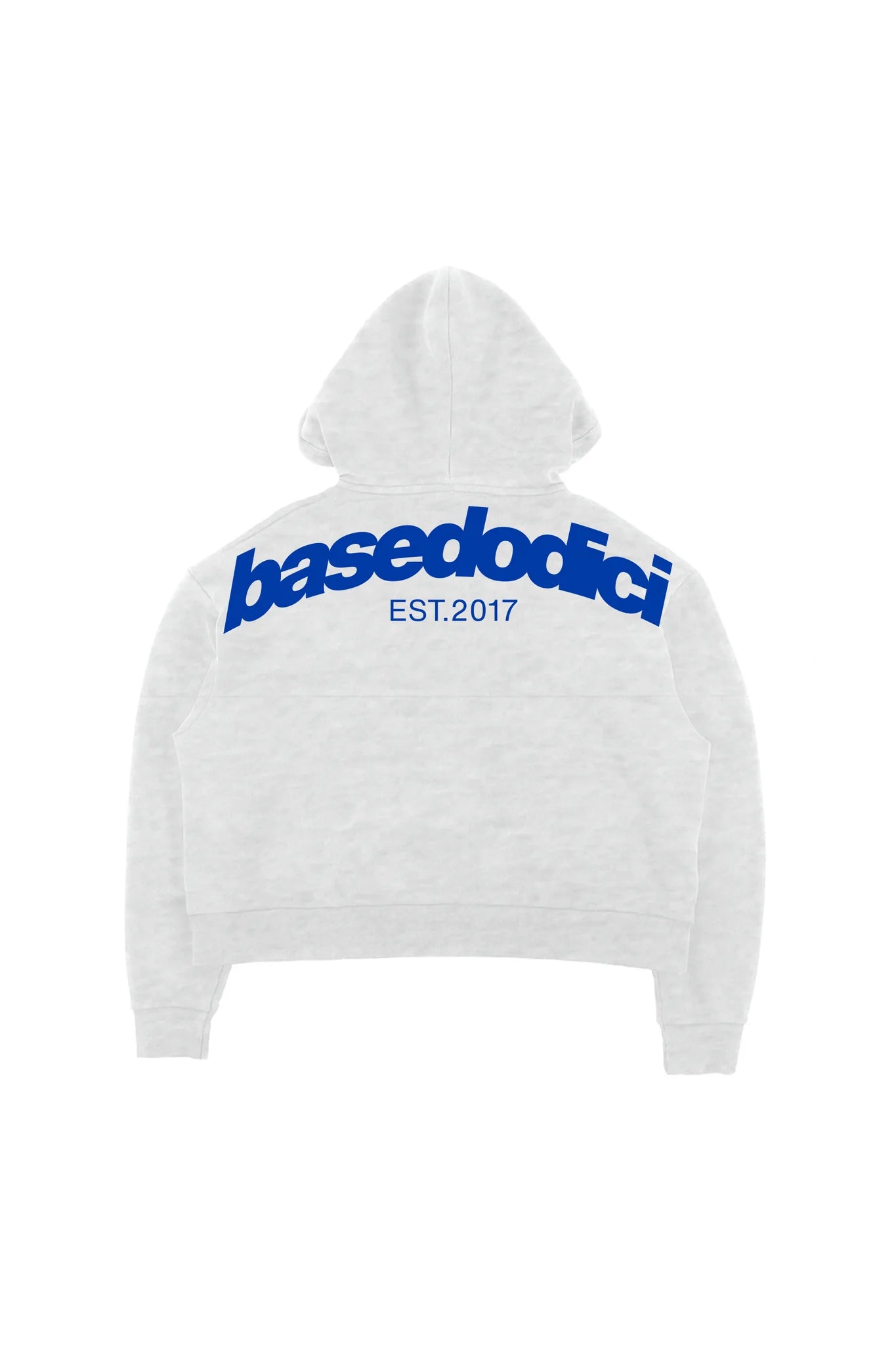 Full Zip "COMFY" Back Logo AshGrey/Blue