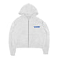 Full Zip "COMFY" Back Logo AshGrey/Blue