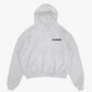 Hoodie "COMFY" Vertical Logo AshGrey/Black