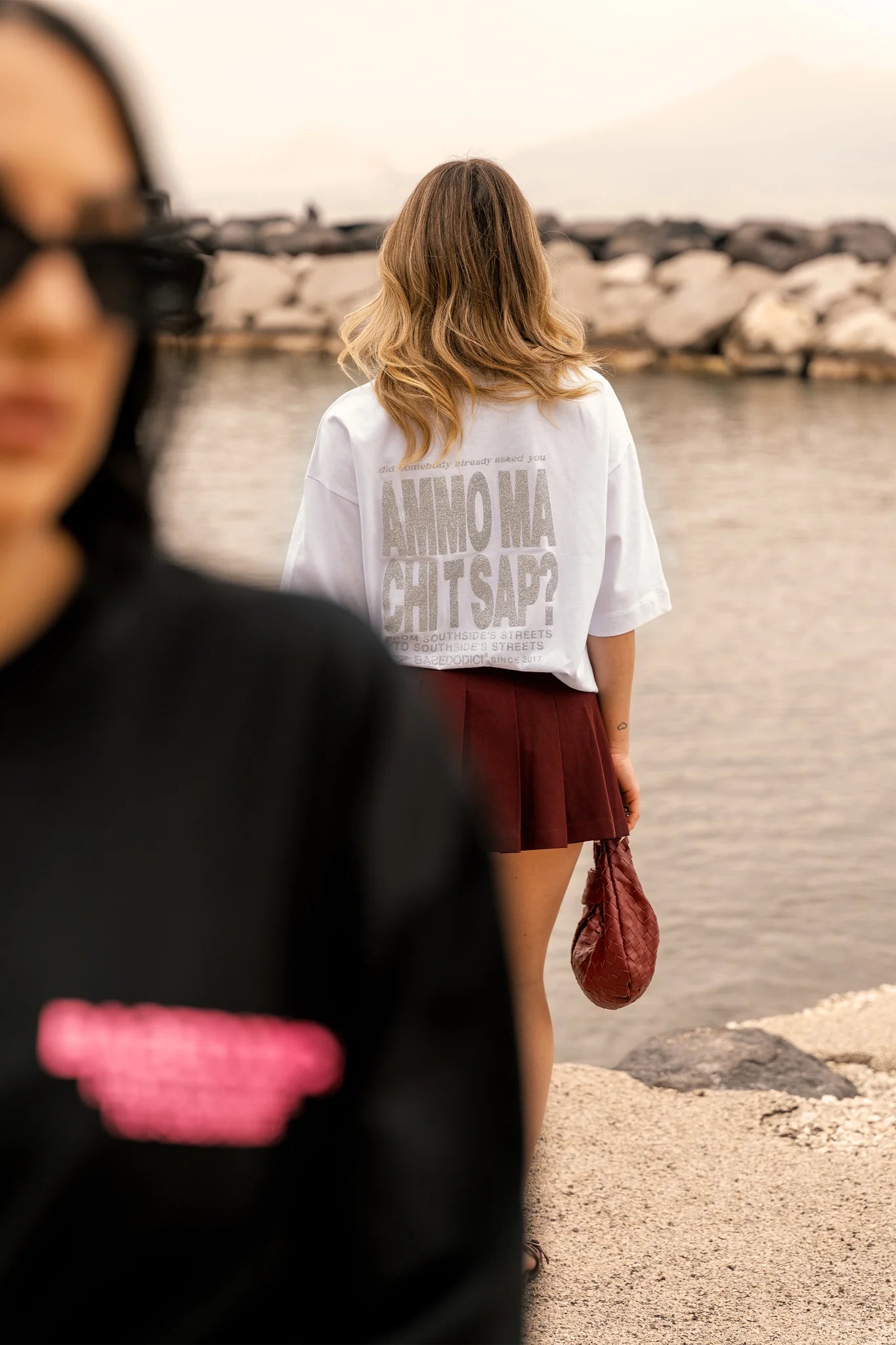 T-Shirt "AMMO" CHI'T'SAP White/Glitter