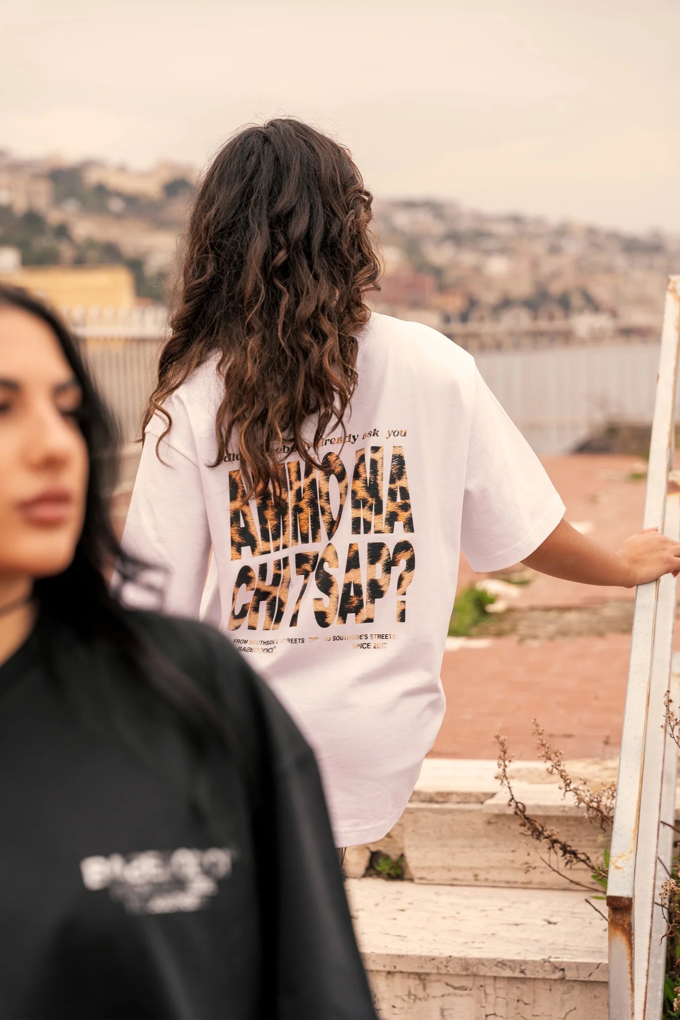 T-Shirt "AMMO" CHI'T'SAP White/Animalier Yellow