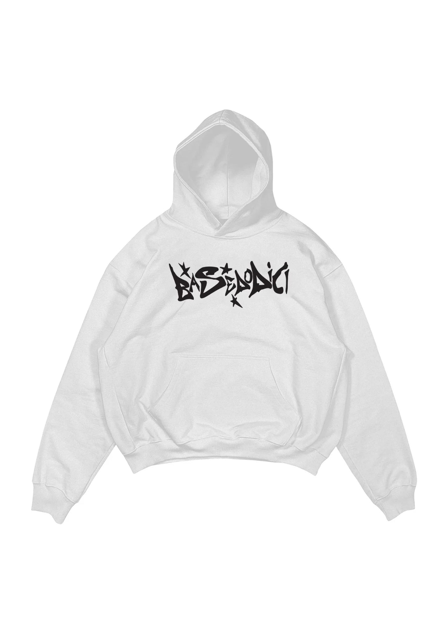 Hoodie "COMFY" Graffiti White