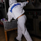 Full Zip "COMFY" Back Logo AshGrey/Blue