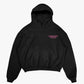 Hoodie "AMMO" CHI'T'SAP Black/Glitter Bubble Pink