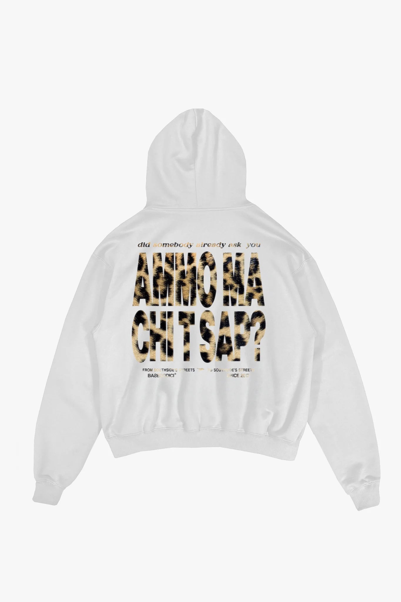 Hoodie "AMMO" CHI'T'SAP AshGrey/Animalier Yellow