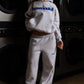 Hoodie "COMFY" Front Logo AshGrey/Blue