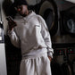 Hoodie "COMFY" Vertical Logo AshGrey/Black
