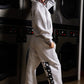 Hoodie "COMFY" Vertical Logo AshGrey/Black