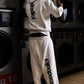 Hoodie "COMFY" Vertical Logo AshGrey/Black