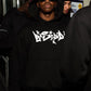 Hoodie "COMFY" Graffiti White
