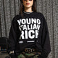 Longsleeve "WORLD TOUR" Italian Rich White\Black