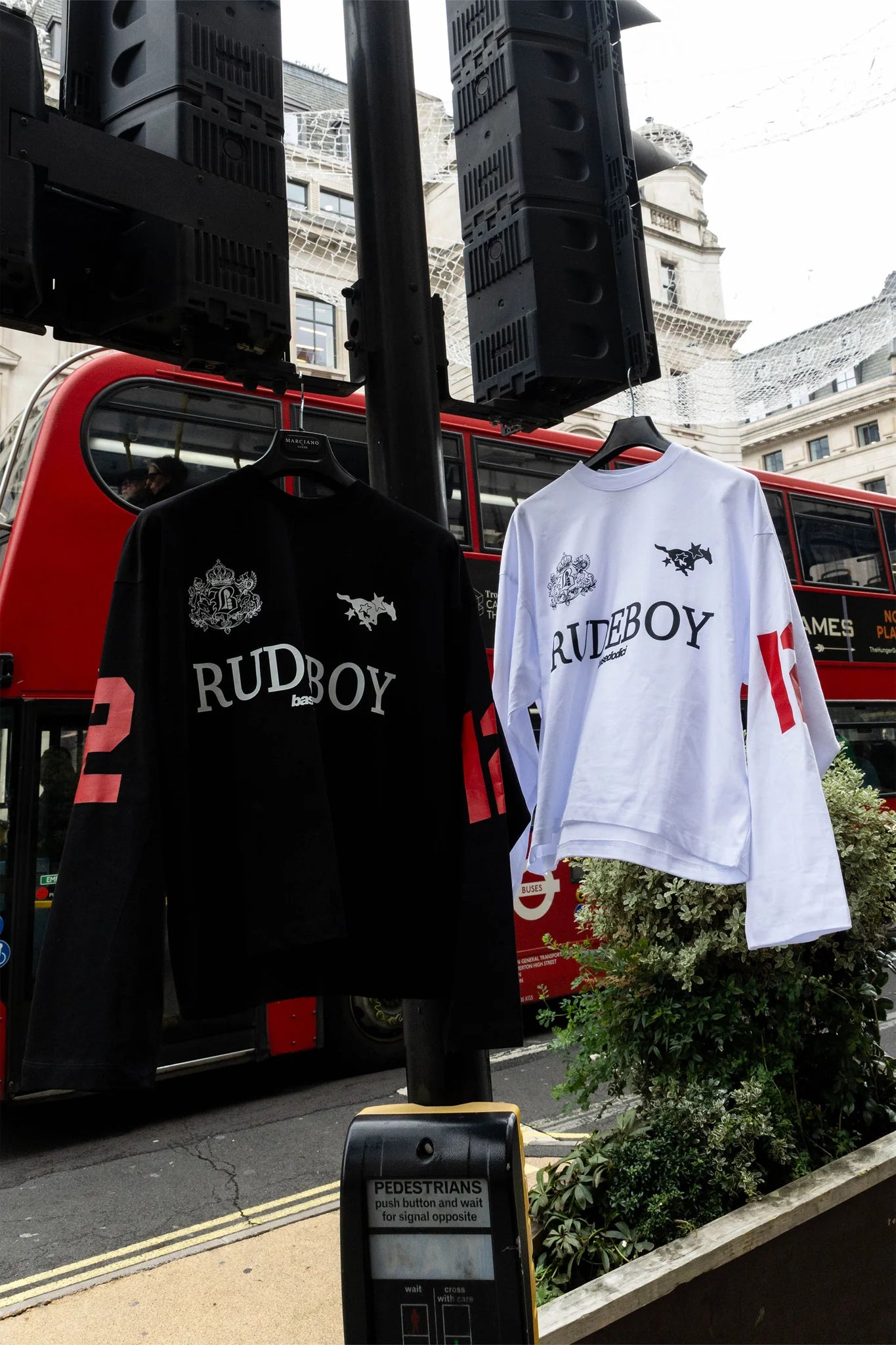 Longsleeve "RUDEBOY LDN" RudeBoy White