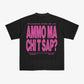 T-Shirt "AMMO" CHI'T'SAP Black/Glitter Bubble Pink