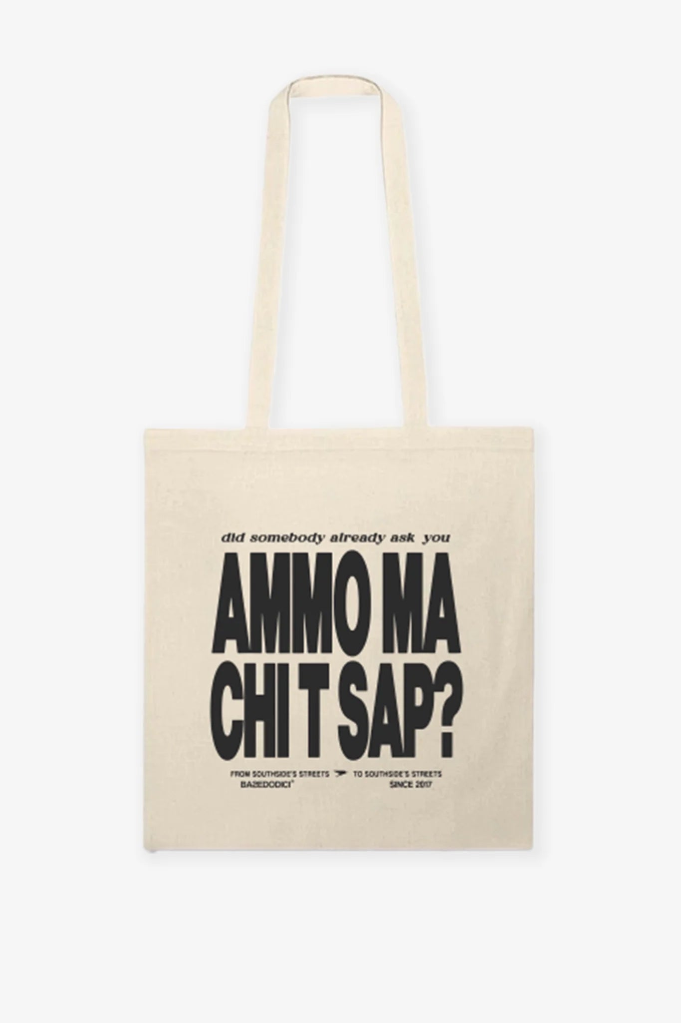 Tote Bag "AMMO" CHI'T'SAP Cream/Black
