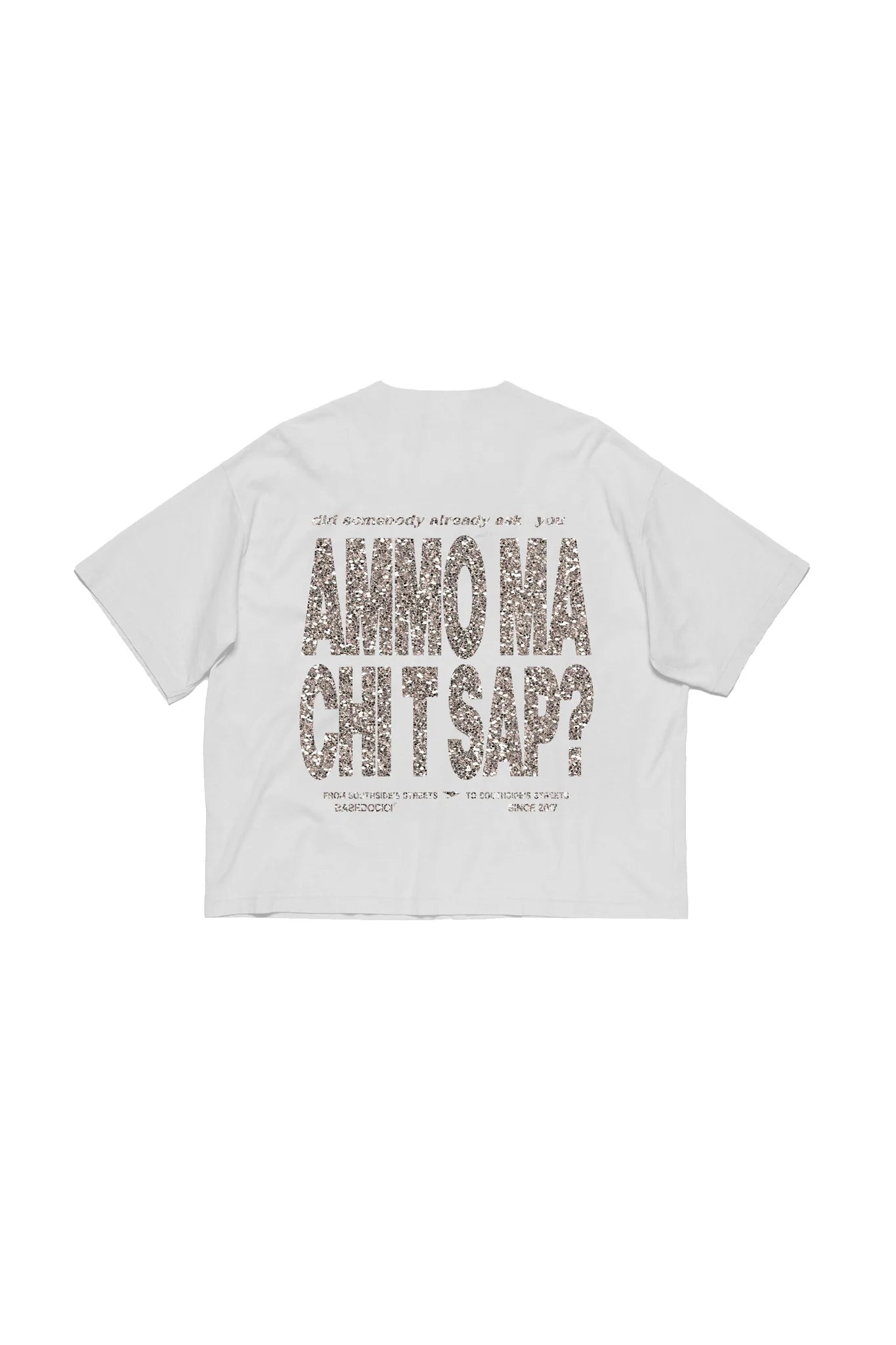 T-Shirt "AMMO" CHI'T'SAP White/Glitter