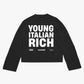 Longsleeve "WORLD TOUR" Italian Rich White\Black