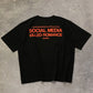 T-Shirt "KILLED ROMANCE" Black/Red