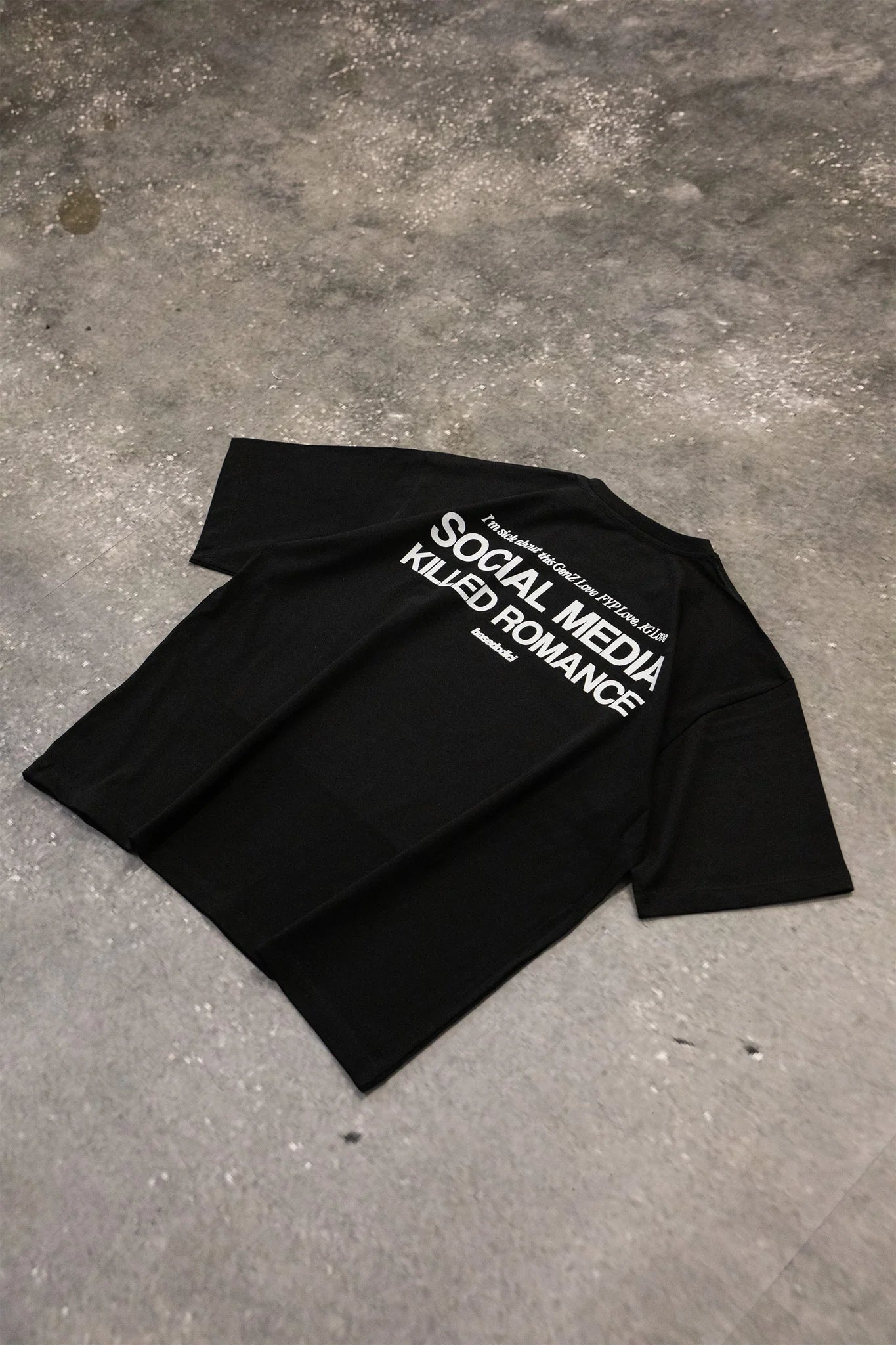 T-Shirt "KILLED ROMANCE" Black