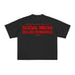 T-Shirt "KILLED ROMANCE" Black/Red