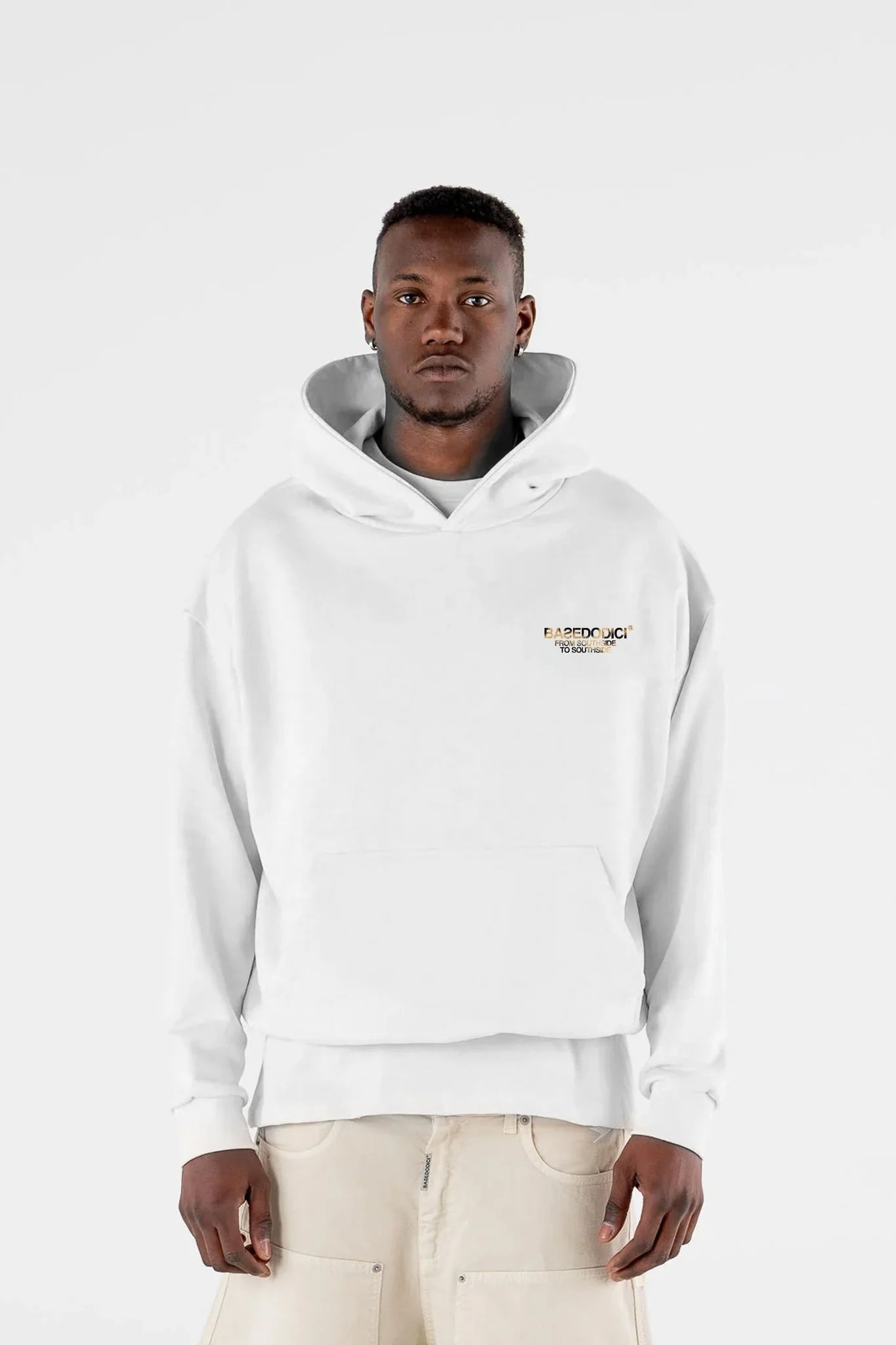 Hoodie "AMMO" CHI'T'SAP AshGrey/Animalier Yellow