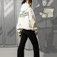 Hoodie "KILLED ROMANCE" White/Black