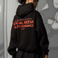 Hoodie "KILLED ROMANCE" Black/Red