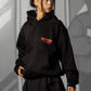 Hoodie "KILLED ROMANCE" Black/Red