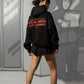 Hoodie "KILLED ROMANCE" Black/Red