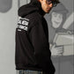 Hoodie "KILLED ROMANCE" Black/White