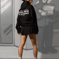 Hoodie "KILLED ROMANCE" Black/White