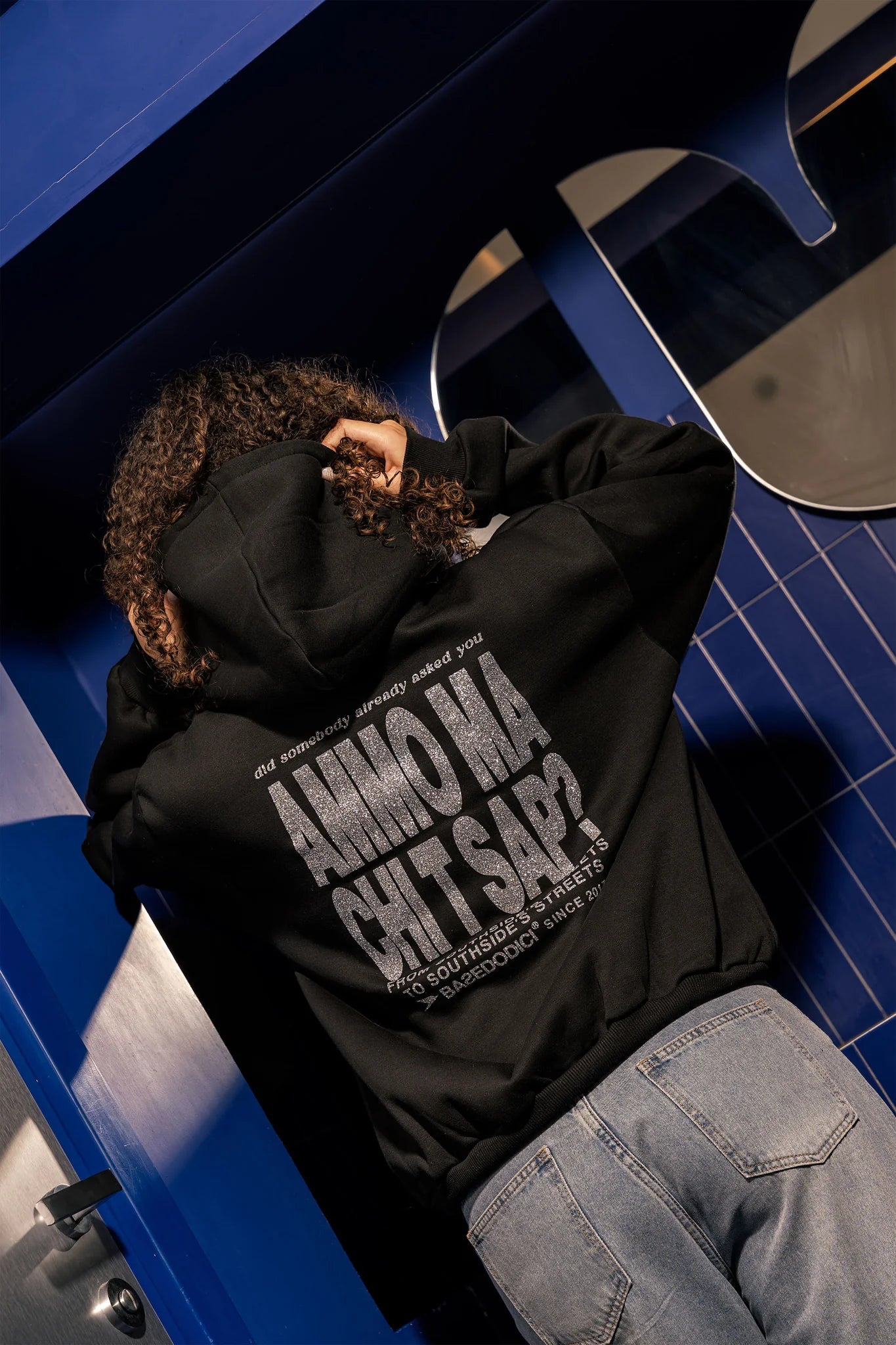 Hoodie "AMMO" CHI'T'SAP Black/Glitter