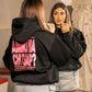 Hoodie "AMMO" CHI'T'SAP Black/Glitter Bubble Pink