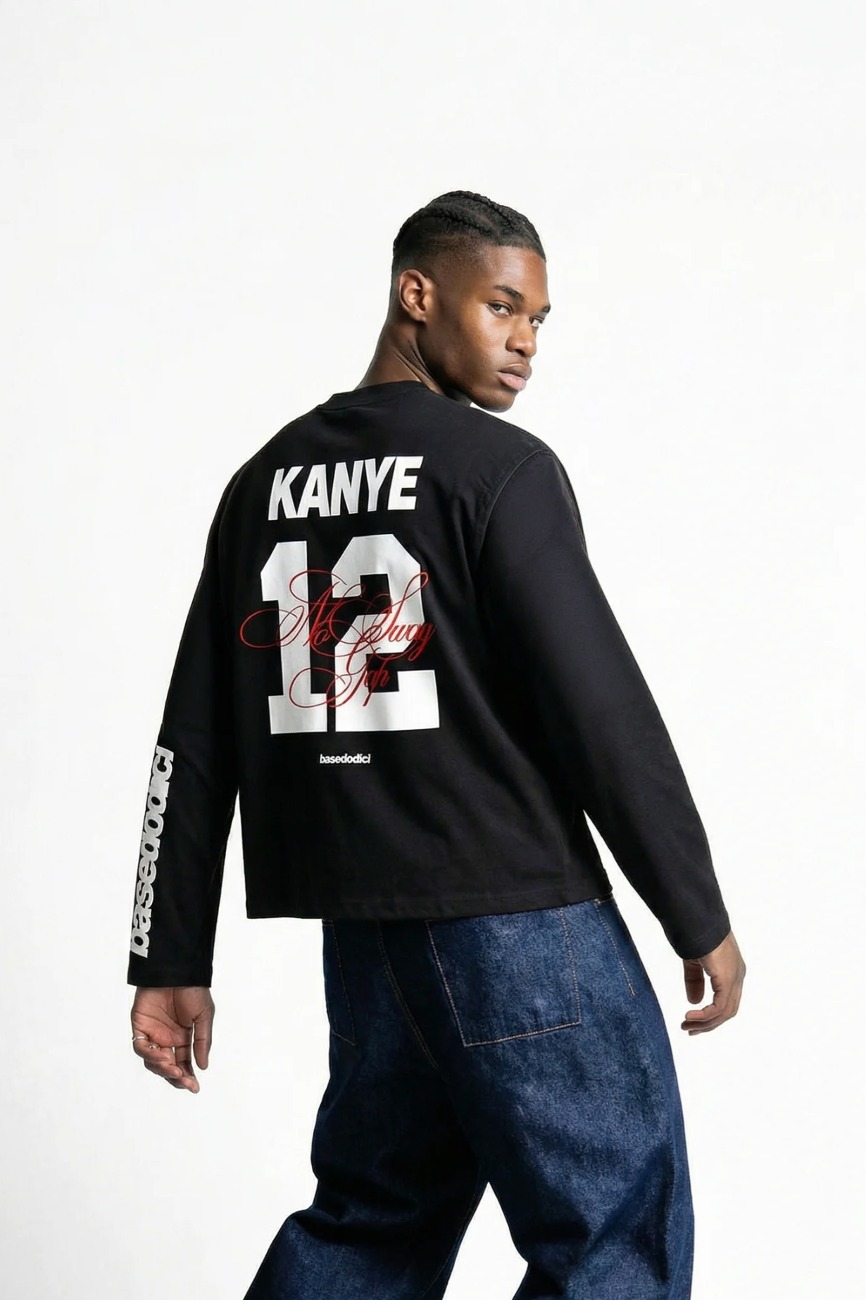 Longsleeve "VALENTINE" Kanye Black