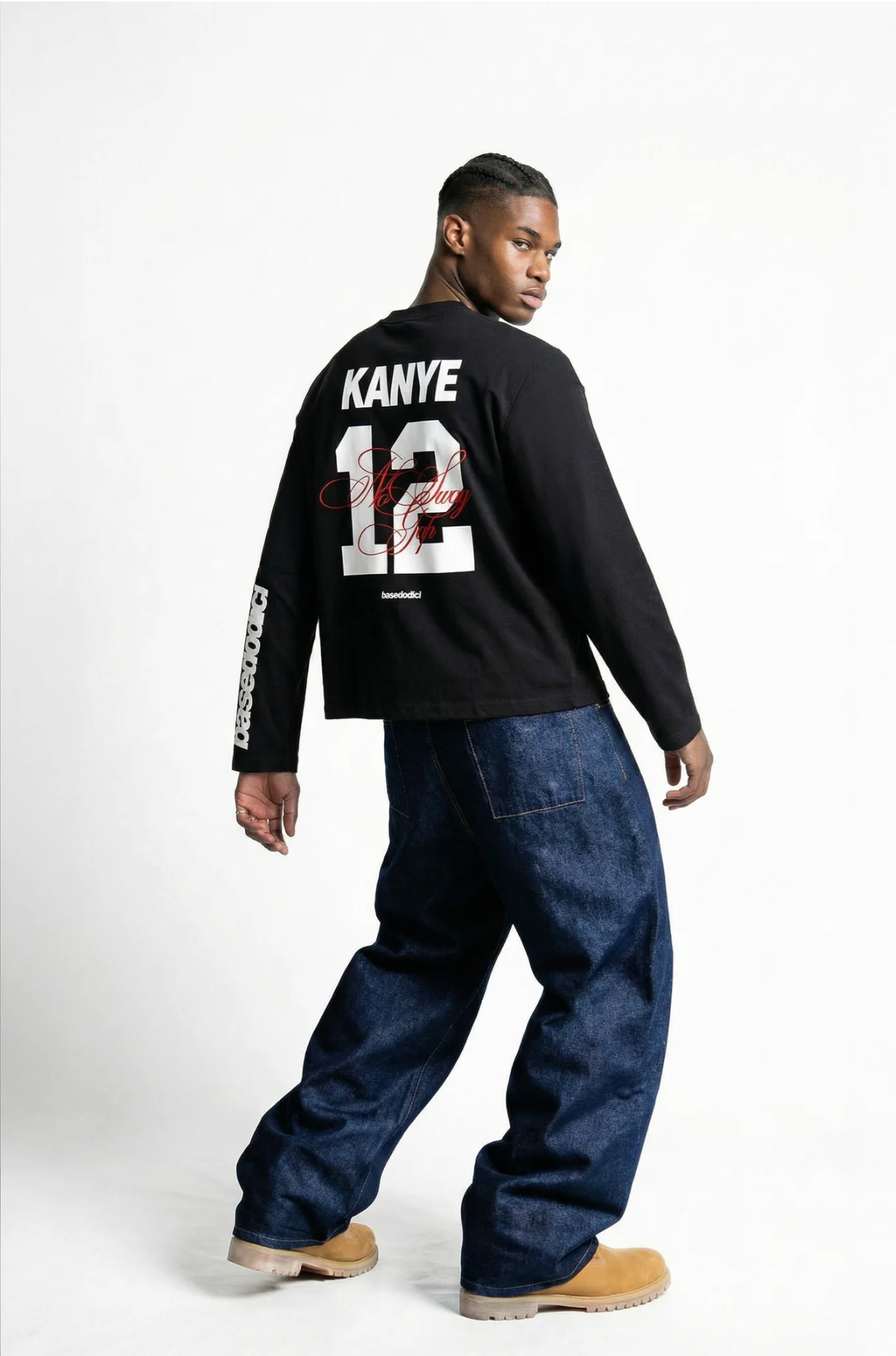 Longsleeve "VALENTINE" Kanye Black