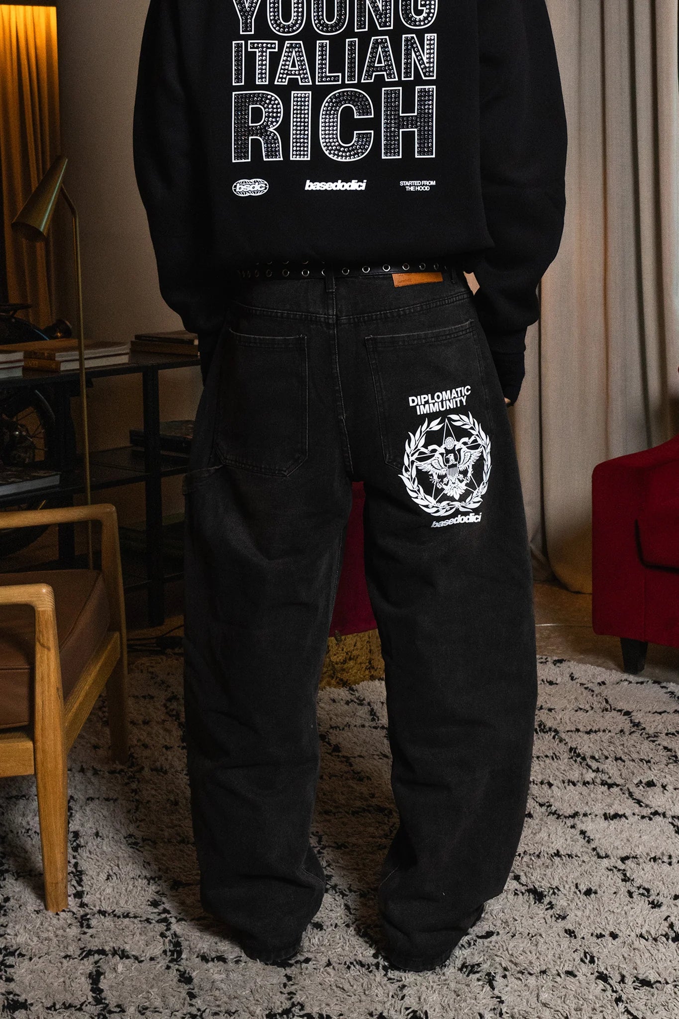Work Denim "WORLD TOUR" Diplomatic Black Raw