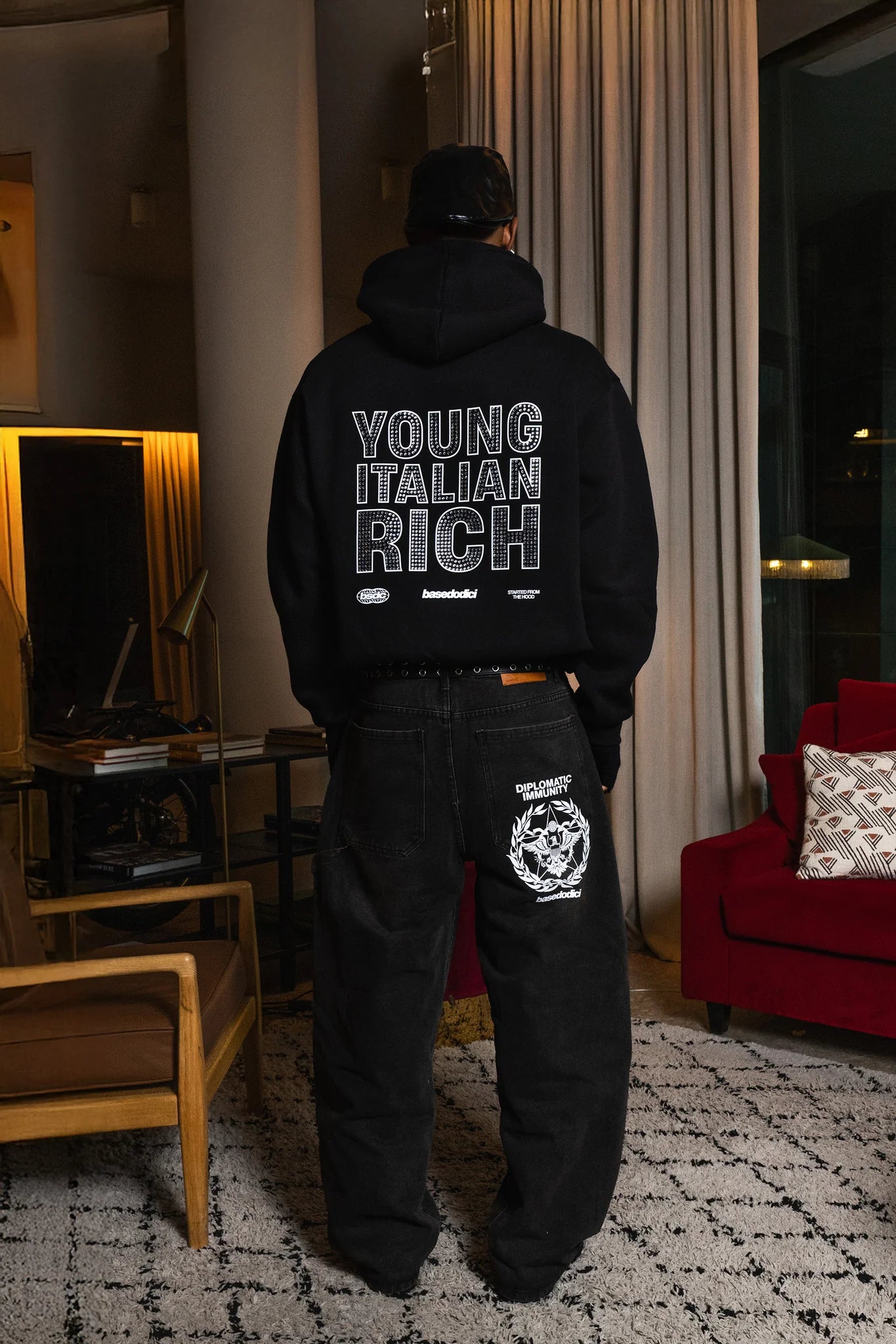 Work Denim "WORLD TOUR" Diplomatic Black Raw