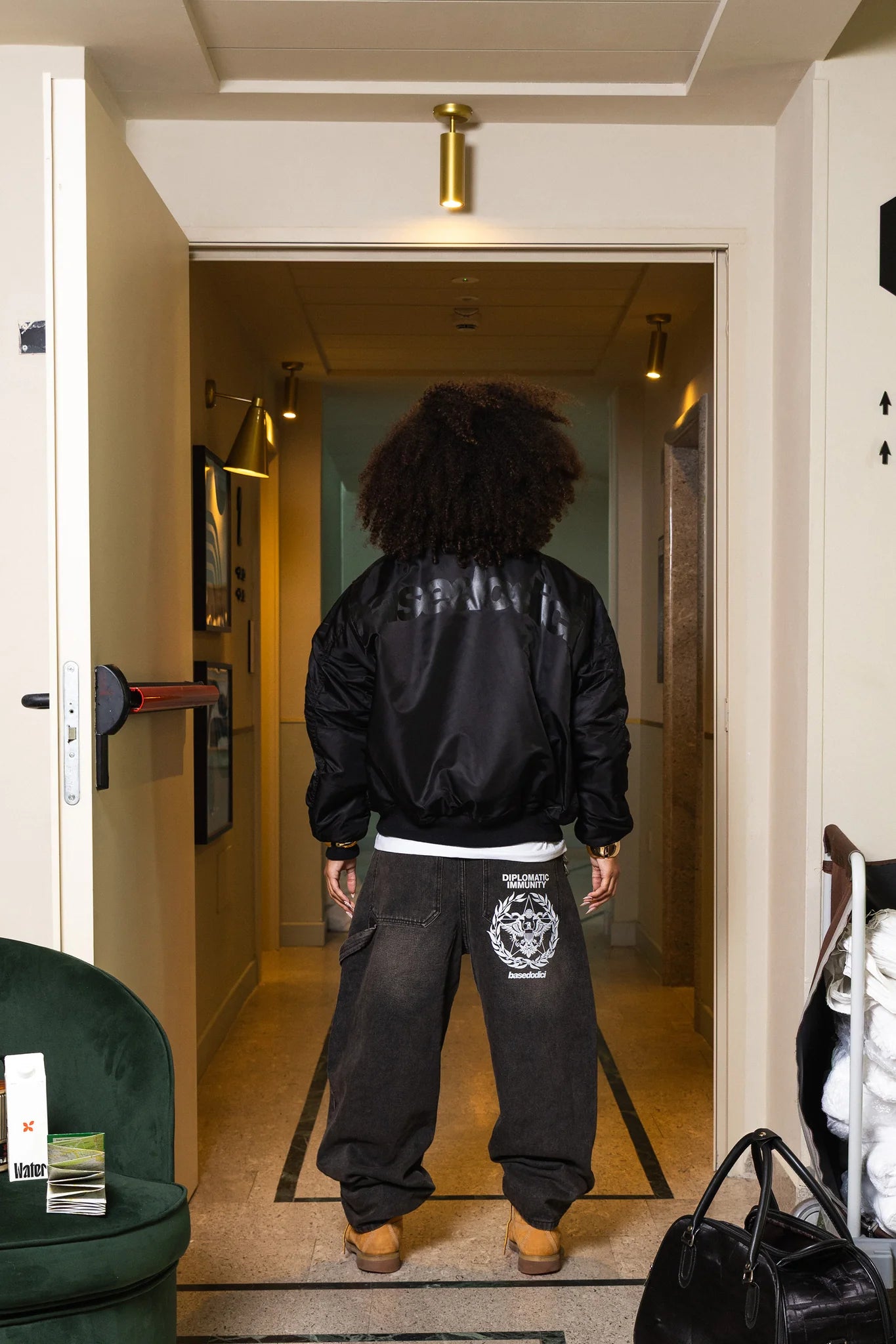 Work Denim "WORLD TOUR" Diplomatic Black Raw