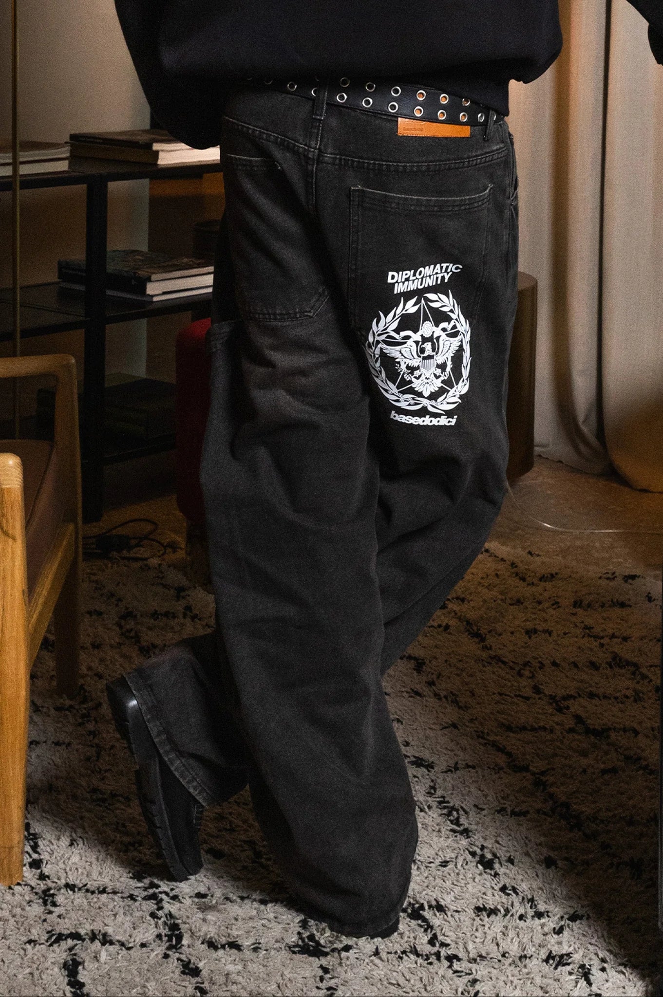 Work Denim "WORLD TOUR" Diplomatic Black Raw