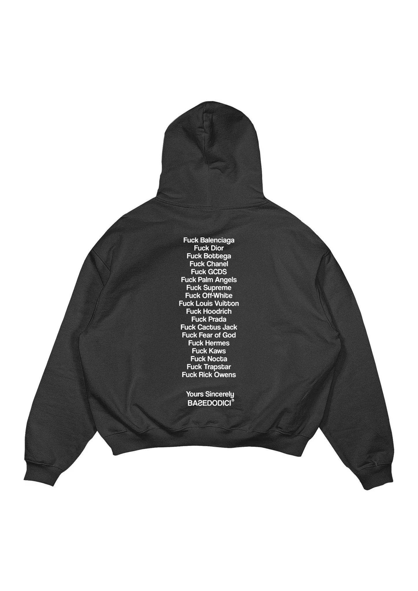 Hoodie "COMFY" FCK Black