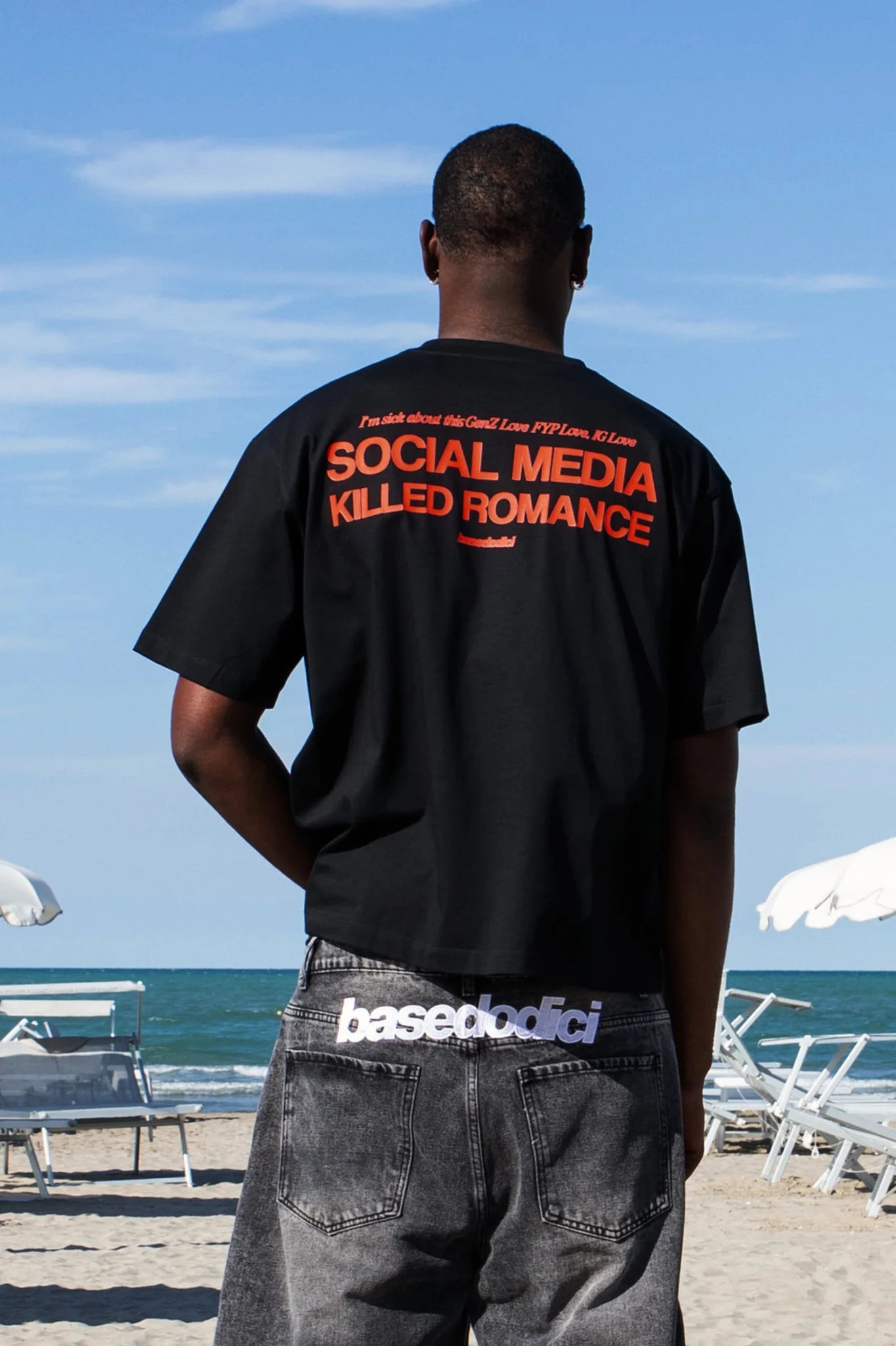 T-Shirt "KILLED ROMANCE" Black/Red