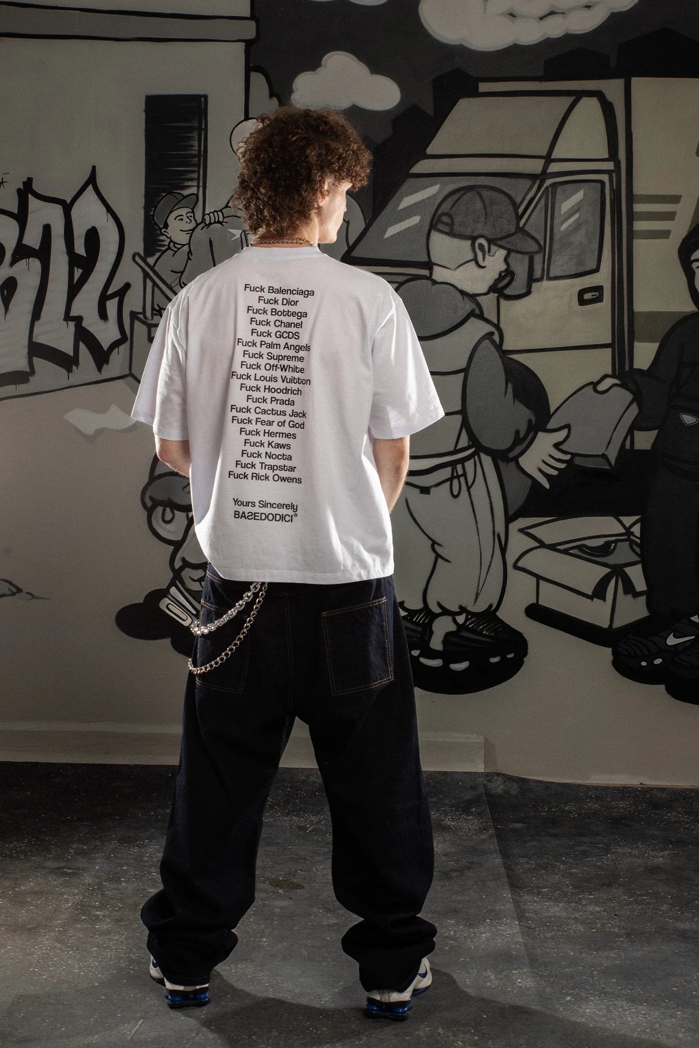 T-Shirt “THEICON” FCK White